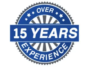Over 15 years experience