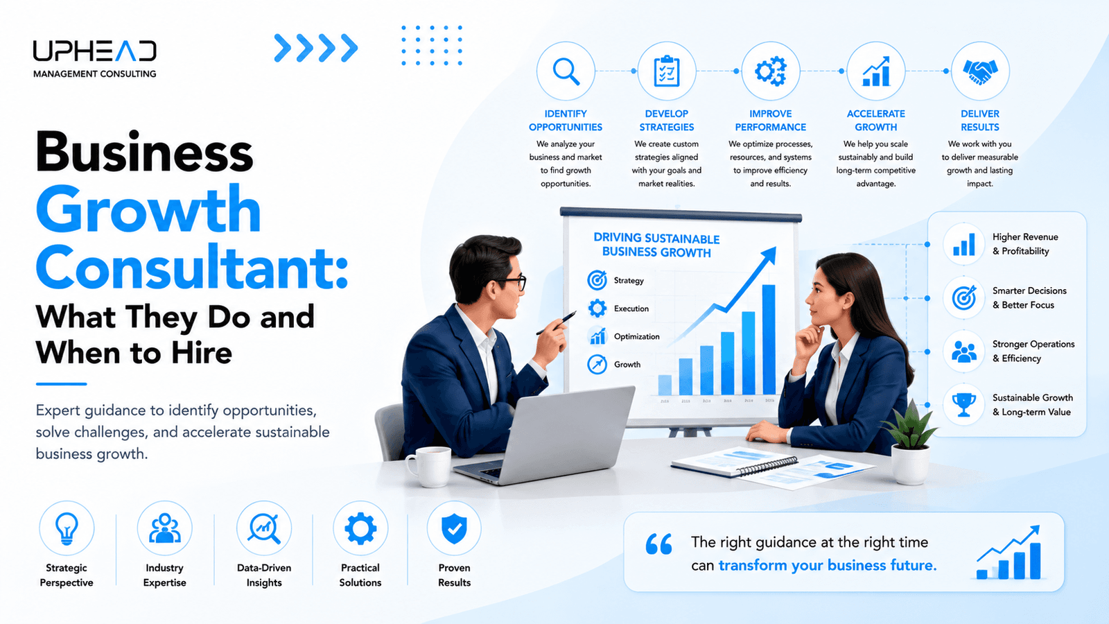 Business Growth Consultant What They Do and When to Hire