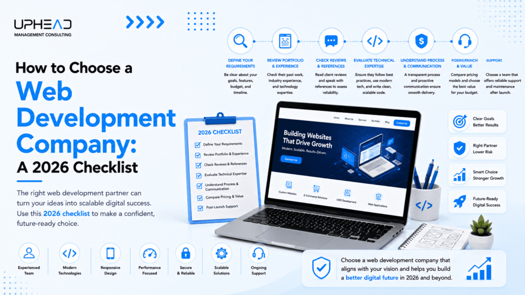 How to Choose a Web Development Company A 2026 Checklist