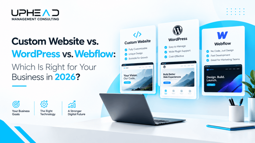 Custom Website vs. WordPress vs. Webflow